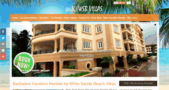 Desktop Screenshot of barbadoswhitesandsvillas.com