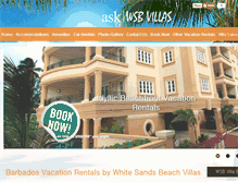 Tablet Screenshot of barbadoswhitesandsvillas.com